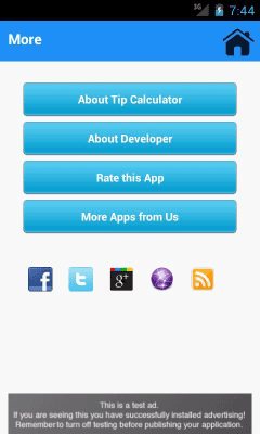Screenshot of the application Tip Calculator Classic - #8