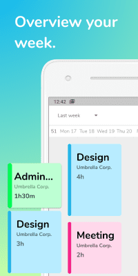 Screenshot of the application Jiffy - Timekeeping - #3