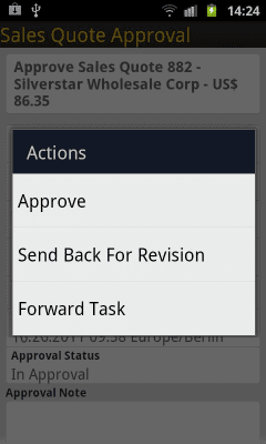 Screenshot of the application SAP Business ByDesign - #5