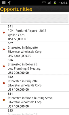 Screenshot of the application SAP Business ByDesign - #6