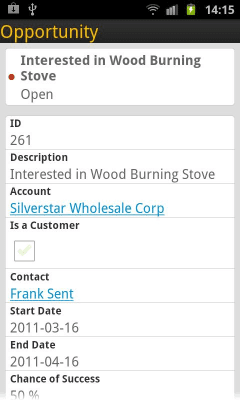 Screenshot of the application SAP Business ByDesign - #7