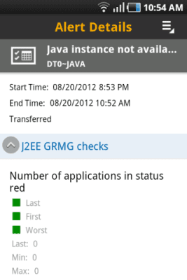 Screenshot of the application SAP System Monitoring - #2