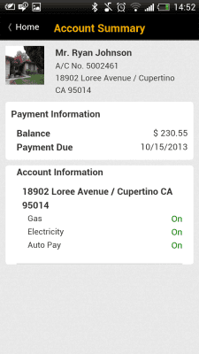 Screenshot of the application SAP Utilities Customer Engage - #6