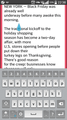 Screenshot of the application Plain Text Scanner (OCR) - #6