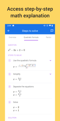 Screenshot of the application Socratic by Google - #2