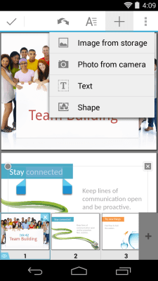 Screenshot of the application Quickoffice - #3