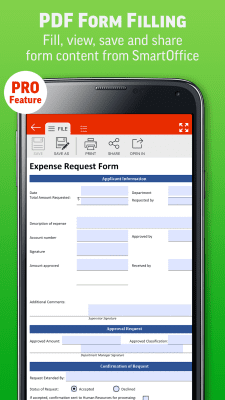 Screenshot of the application SmartOffice - #7