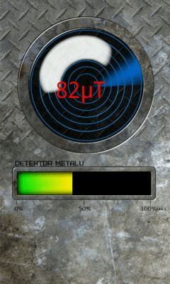 Screenshot of the application Mobiem Metal Detector - #1