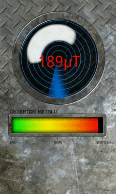 Screenshot of the application Mobiem Metal Detector - #2