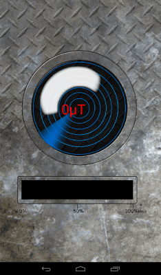 Screenshot of the application Mobiem Metal Detector - #3