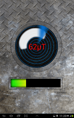 Screenshot of the application Mobiem Metal Detector - #4