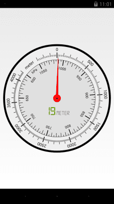 Screenshot of the application Barometer - #1