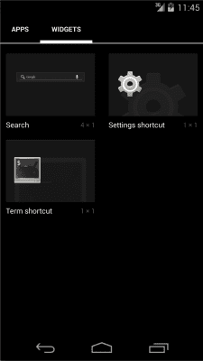 Screenshot of the application Terminal Emulator for Android - #8