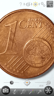 Screenshot of the application Magnifying glass and microscope - #4