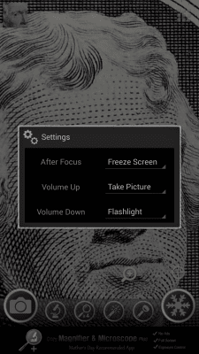 Screenshot of the application Magnifying glass and microscope - #7