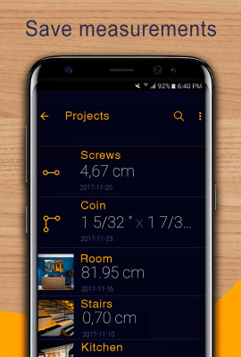 Screenshot of the application Prime Ruler - Ruler, camera length measurement - #3