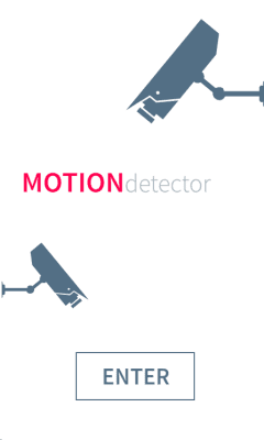 Screenshot of the application Motion Detector - #1