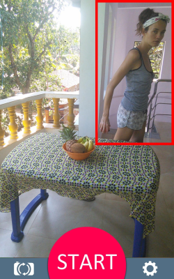 Screenshot of the application Motion Detector - #3