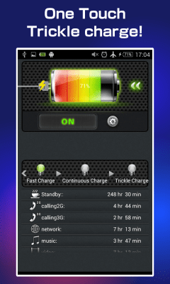 Screenshot of the application Saving battery power - #1