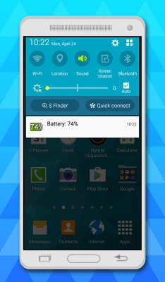 Screenshot of the application Battery indicator for free - #4