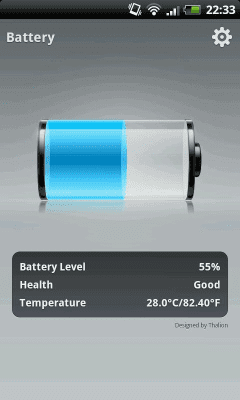 Screenshot of the application Battery - Battery - #2