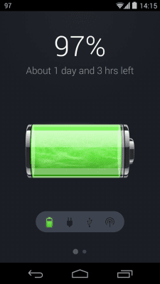 Screenshot of the application Battery - #6