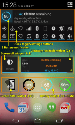 Screenshot of the application 2x Battery - Battery Saver - #3