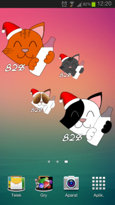 Screenshot of the application Kitty cat batteries - #1