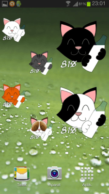Screenshot of the application Kitty cat batteries - #2