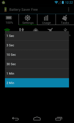 Screenshot of the application battery saver free - #4