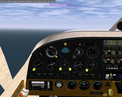 Screenshot of the application FlightGear - #1