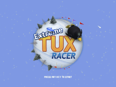 Screenshot of the application Extreme Tux Racer - #1