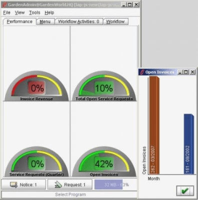 Screenshot of the application Compiere - #3