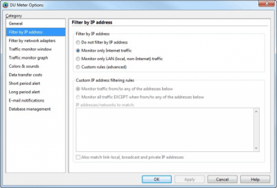 Screenshot of the application DU Meter - #6