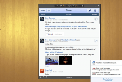 Screenshot of the application Social for Google+ - #1