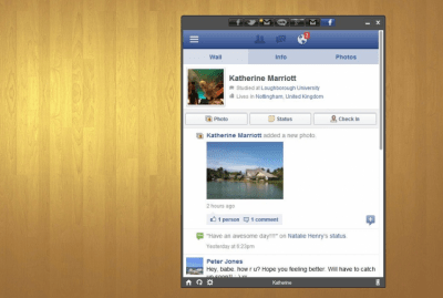 Screenshot of the application Social for Facebook - #1