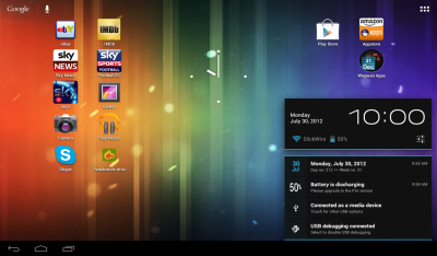 Screenshot of the application Battery Percentage - #8