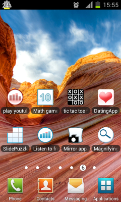 Screenshot of the application show battery percentage - #8