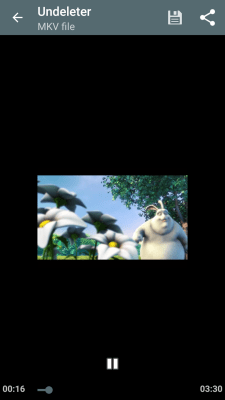 Screenshot of the application Undeleter - Restore Files - #5