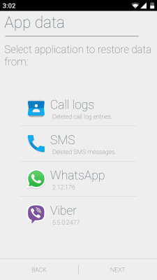 Screenshot of the application Undeleter - Restore Files - #6