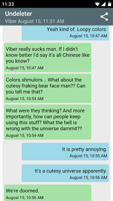 Screenshot of the application Undeleter - Restore Files - #8