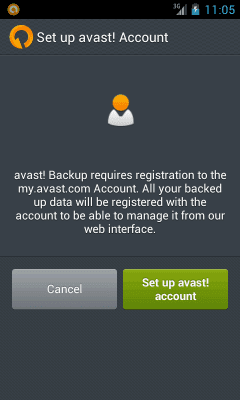 Screenshot of the application Avast Mobile Backup & Restore - #5