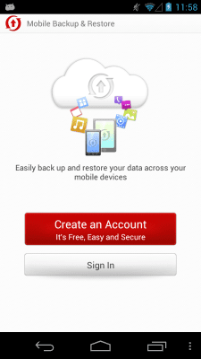 Screenshot of the application Mobile Backup & Restore - #1