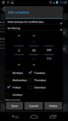 Screenshot of the application Titanium Backup (root) - #6
