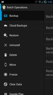 Screenshot of the application Ultimate Backup - #7