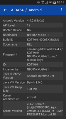 Screenshot of the application AIDA64 - #6