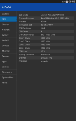 Screenshot of the application AIDA64 - #10
