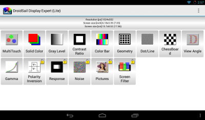 Screenshot of the application DroidSail Display Expert(Lite) - #6