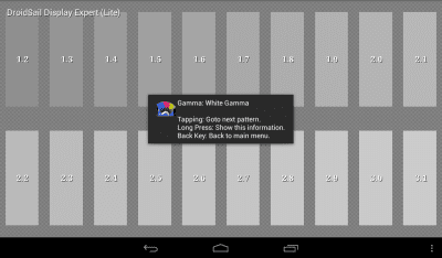 Screenshot of the application DroidSail Display Expert(Lite) - #10
