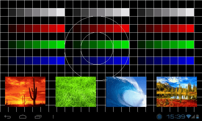 Screenshot of the application PixelTest - #2